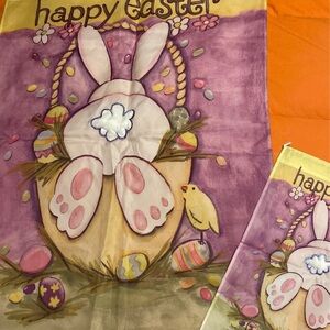 Easter Bunny Decorative Flag set